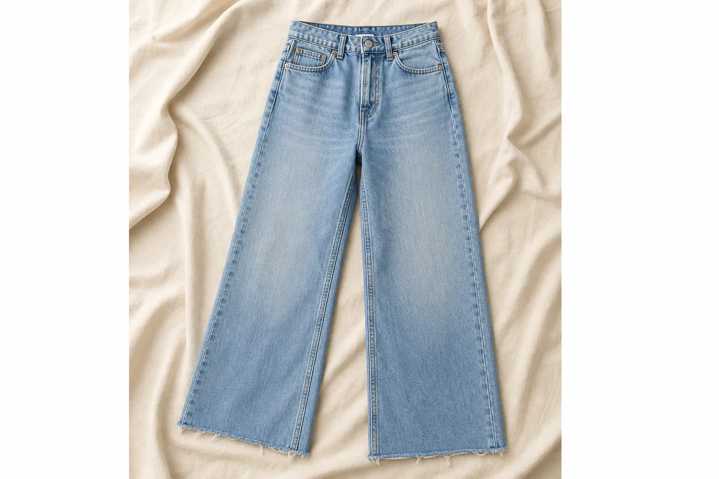 Wide-Leg High-Rise Jeans No.09