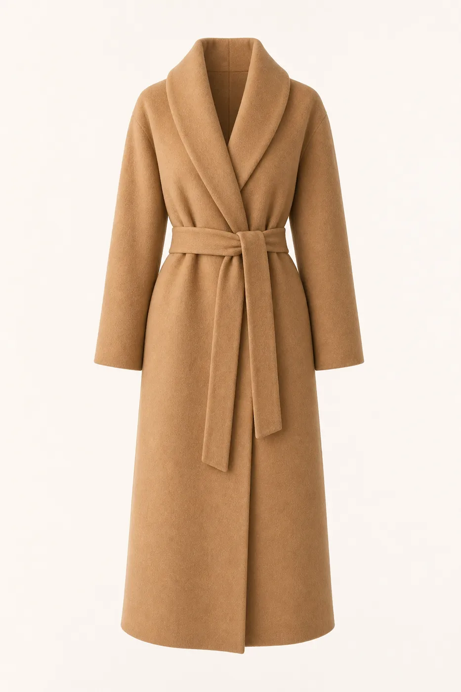 Collection Long Robe Coat in Wool Cashmere No.22